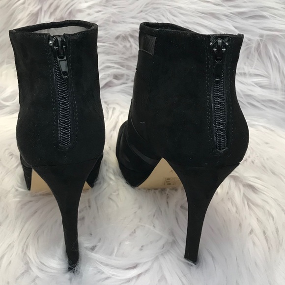 Abireri Bootie Black suede and mesh heel - Picture 3 of 7
